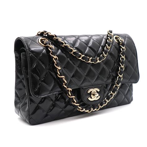 white chanel bag with black hardware|chanel black bags classic quilted.